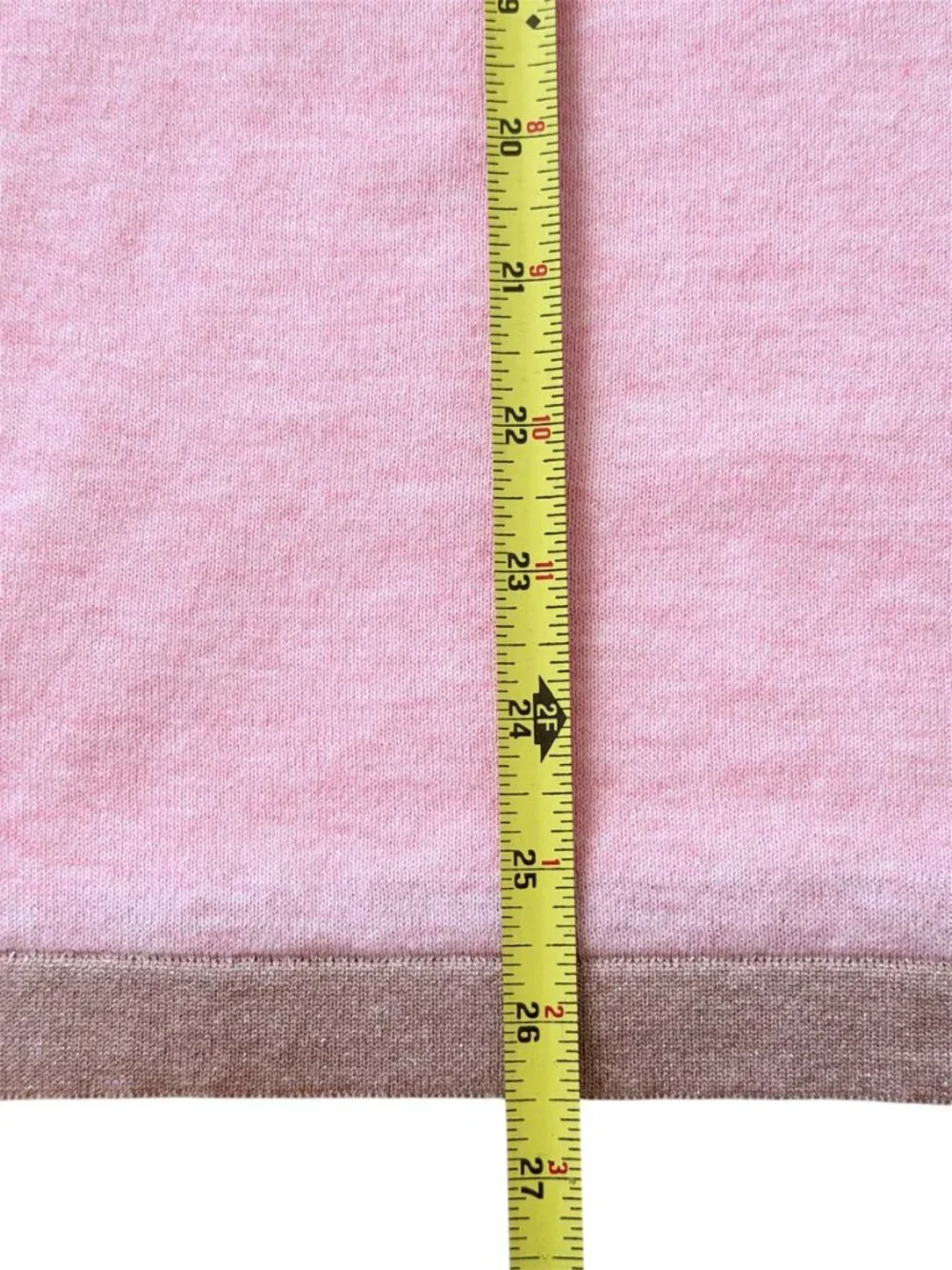 Lilly Pulitzer Charla Ruffle Cuff Coolmax Pink Metallic Trim Pullover Sweater M